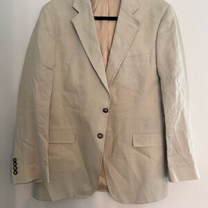 Joseph Turner Linen suit jacket Elegant Beige Men's Blazer